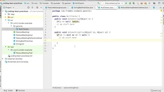 Java Best Practices 2 Avoid Nesting and Null Checks