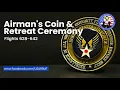 USAF BMT Airman s Coin Retreat Ceremony Flights 628-642 -