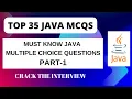 Top 35 Java MCQs Part 1 Master the concepts
