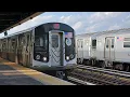 NYC Subway Rush Hour R160 F Train Action at Avenue P