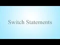 13 - Switch Statement Swahili
