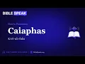 How to Pronounce Caiaphas Bible Name Pronunciation