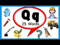 Letter Q words for kids Words start with letter Letter Q words