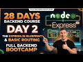 Day 2 The Express js Blueprint Basic Routing Full Backend Bootcamp