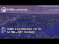 Online Application Portal Training