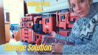 Organizing storage on our sailboat