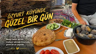 Muhacir ekmeğini kimler biliyor ? Mis gibi muhacır ekmeğinin ve köy sofrasının bereketini paylaştık.