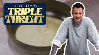 Michael Voltaggio s Microwave Applesauce Bobby s Triple Threat Food Network