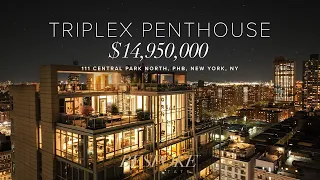 14 950 000 Triplex Penthouse with Magnificent Central Park Views