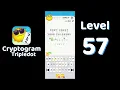 Cryptogram Tripledot Level 57 Answer SolutionGuruji