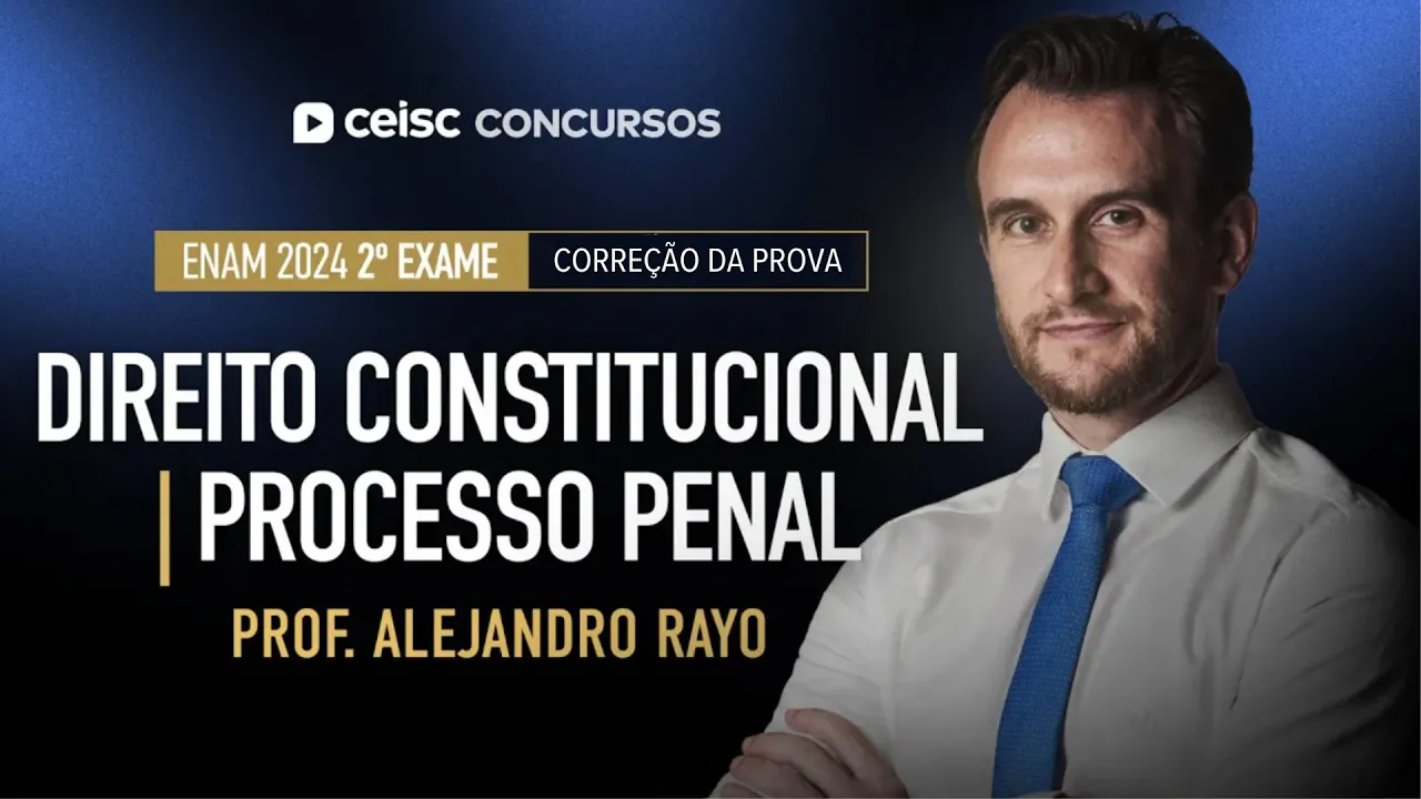 ENAM 2024: correção da prova de DIREITO PROCESSUAL PENAL | 2º Exame
