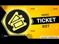How to make ticket bot Slash Transcript Button and Much More Uo