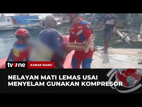 Evakuasi Nelayan Tewas Usai Menyelam Pakai Kompresor