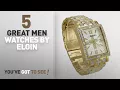 Top 10 Elgin Men Watches Winter 2018 Elgin FG9051 Men s Oversized Glitz Cross Watch Brass