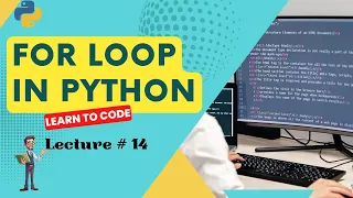 For Loop in Python in Python for beginners Lecture 14 Corvit Systems