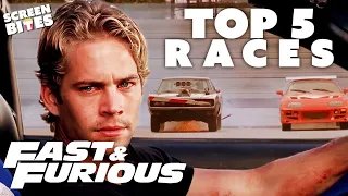 TOP 5 Races Fast Furious Saga Screen Bites 