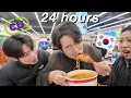 24 HOURS Eating ONLY Convenience Store Foods IN KOREA