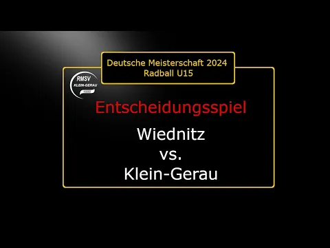 Download MP3 Radball U15 Deutsche Meisterschaft 2024 Entscheidungsspiel Klein Gerau   Wiednitz