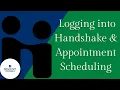 Handshake Login and Scheduling Tutorial