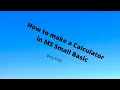 How to make a Calculator in MS Small Basic