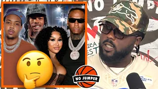 g herbo u0026 moneybagg yo mad at lil baby for smashing ari 