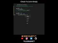 Check If a List is Empty in Python Python Examples Python Coding Tutorial PythonCode Interview