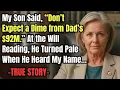 Download Lagu HER TRUE STORY FROM CALIFORNIA 👵💔 My Son Said, “Don’t Expect a Dime from Dad’s $92M.” At the Will...