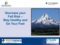 Fall Prevention Webinar THPRD Providence Health Services