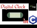 Simple Digital Clock in C