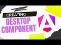 Angular PrimeNg - Creating a Desktop Screen