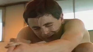 at the swimming pool funny clip mr bean official