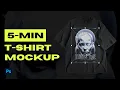 Create a Realistic T-Shirt Mockup FAST