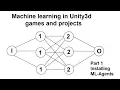 Machine learning ML-Agents Unity3d