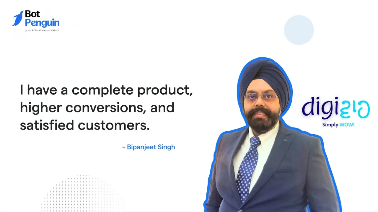 BotPenguin customer testimonial