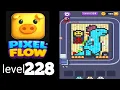 Pixel Flow level 228 hard Walkthrough Solution