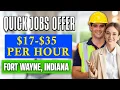 Best Quick Jobs Offer in Fort Wayne Indiana HIRING IMMEDIATELY
