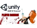 How to Damage the Player Health Unity 5 C Tutorial Easy