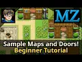 How to Load Sample Maps and Door Quick Events RPG Maker MZ - MZ 101 Tutorial 3
