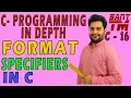 Format specifiers in C Programming Language