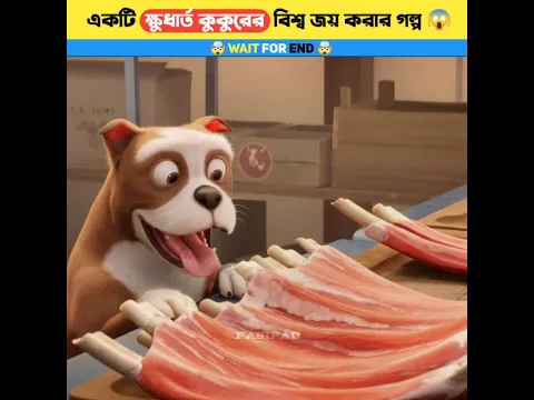 একটি ক্ষুধার্ত কুকুরের বিশ্বজয়ের গল্প 😱🐕 #shorts #cartoon