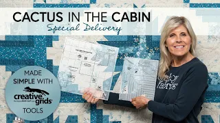 Introducing Cactus In The Cabin Quilt - Special Delivery Reserve Now at Shabby Fabrics