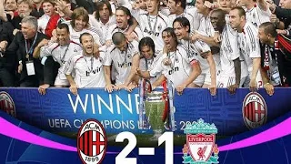 uefa champions league final 2007 ac milan 2 1 liverpool highlight full hd