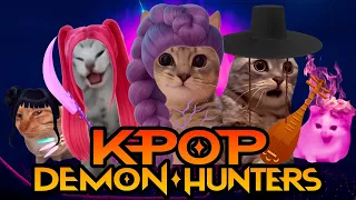 CAT MEMES K-POP DEMON HUNTERS COMPILATION