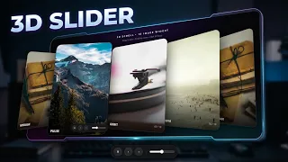 How to Create a 3D Scrolling Image Slider HTML CSS JavaScript