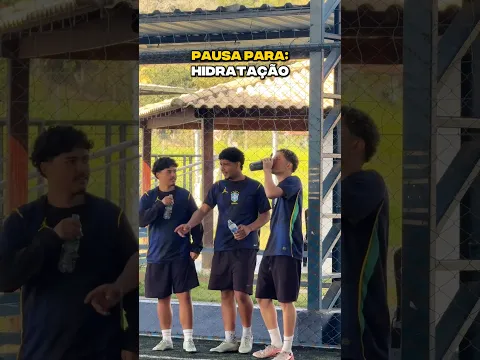 A EVOLUÇÃO DAS PAUSAS NO FUTEBOL!