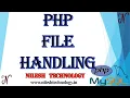 PHP File Handling Tutorial Reading Writing 2020