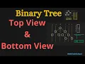 Top View And Bottom View Of a Binary Tree Data Structure Algorithm
