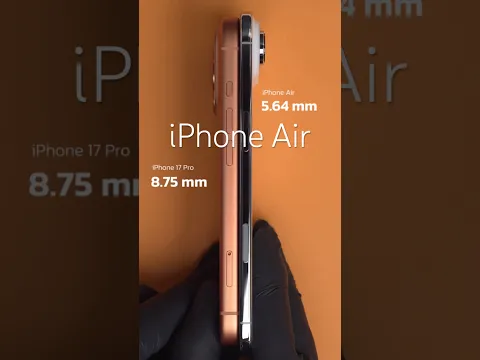 Apple iPhone Air Unboxing 📦 | The Thinnest iPhone Ever (Silent ASMR)