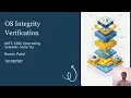 OS Integrity Verification dm - verity