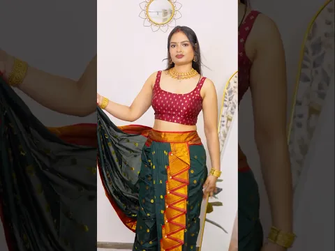 Ganesh Chaturthi Special 😍 Ready to wear Navwari Saree 😱